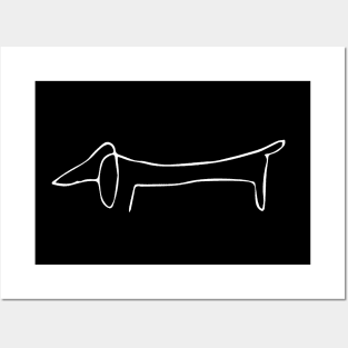 picasso dog dachshund Posters and Art